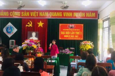 CHI BỘ TRƯỜNG TIỂU HỌC THỊ TRẤN TỊNH HÀ TỔ CHỨC THÀNH CÔNG ĐẠI HỘI CHI BỘ NHIỆM KỲ 2025-2027