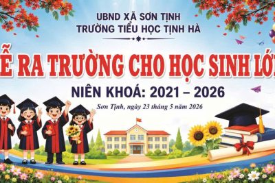 TRƯỜNG TIỂU HỌC TỊNH HÀ TỔ CHỨC LỄ TRA TRƯỜNG CHO HỌC SINH KHỐI 5 NIÊN KHOÁ 2021-2026