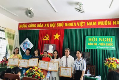 HỘI NGHỊ CÁN BỘ – VIÊN CHỨC TRƯỜNG TIỂU HỌC TỊNH HÀ NĂM HỌC 2023 – 2024