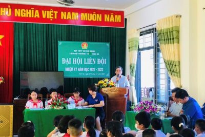 ĐẠI HỘI LIÊN ĐỘI TRƯỜNG TIỂU HỌC TỊNH HÀ  NHIỆM KỲ NĂM HỌC 2022 -2023