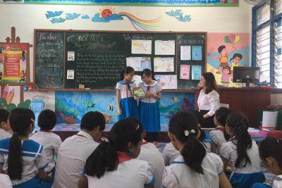 GIÁO DỤC VĂN HOÁ ĐỌC TRONG THƯ VIỆN TRƯỜNG TIỂU HỌC TỊNH HÀ