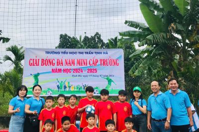 GIẢI BÓNG ĐÁ NAM MINI TRƯỜNG TIỂU HỌC THỊ TRẤN TỊNH HÀ NĂM HỌC 2024-2025